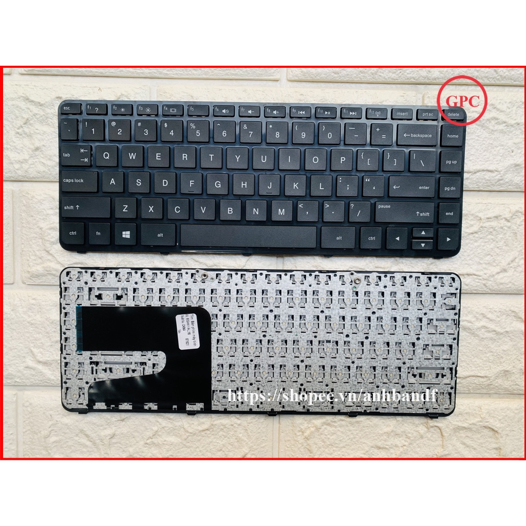 Bàn Phím Laptop Hp Pavilion 14N 14E (có sẵn Khung) Nhập Khẩu - Bảo Hành Đổi Mới Uy Tín