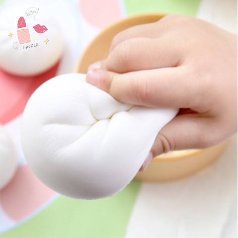 Đồ chơi squishy hình bánh bao giải trí người lớn giảm stress Dẻo bóp mềm chất liệu TPR co dãn đàn bánh bao đồ chơi giảm stress