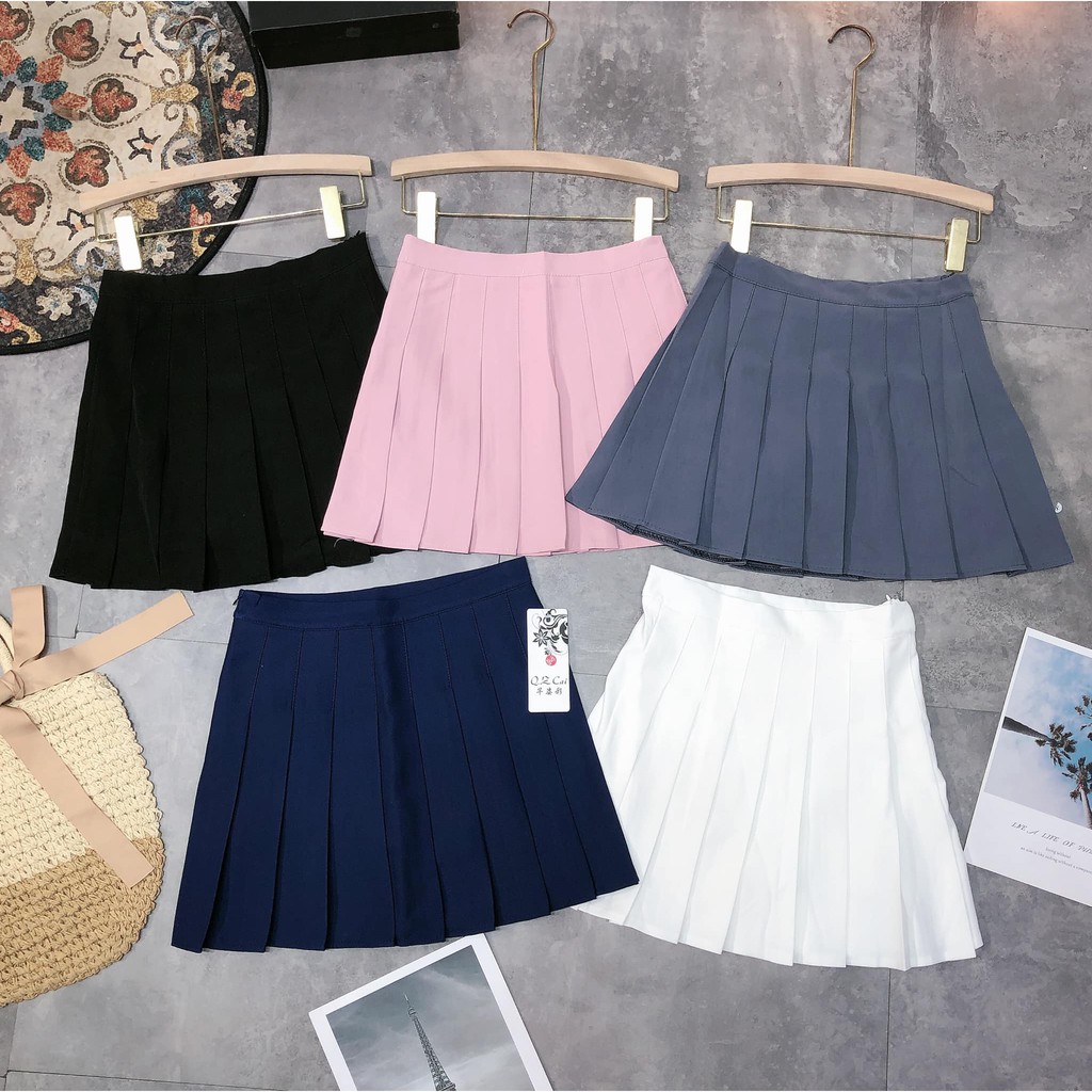 Chân váy xếp ly 5 màu mã 830 +098 (kèm ảnh thật,video) | BigBuy360 - bigbuy360.vn