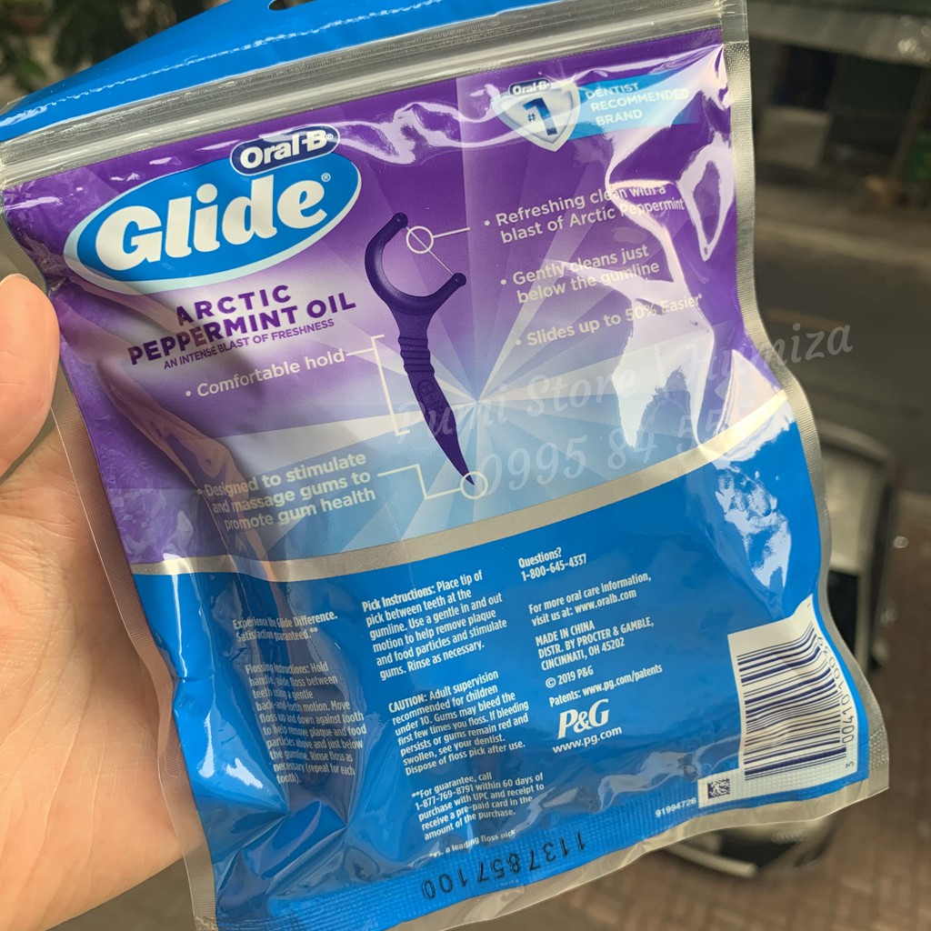 Tăm chỉ nha khoa Oral-B Glide nhập Mỹ