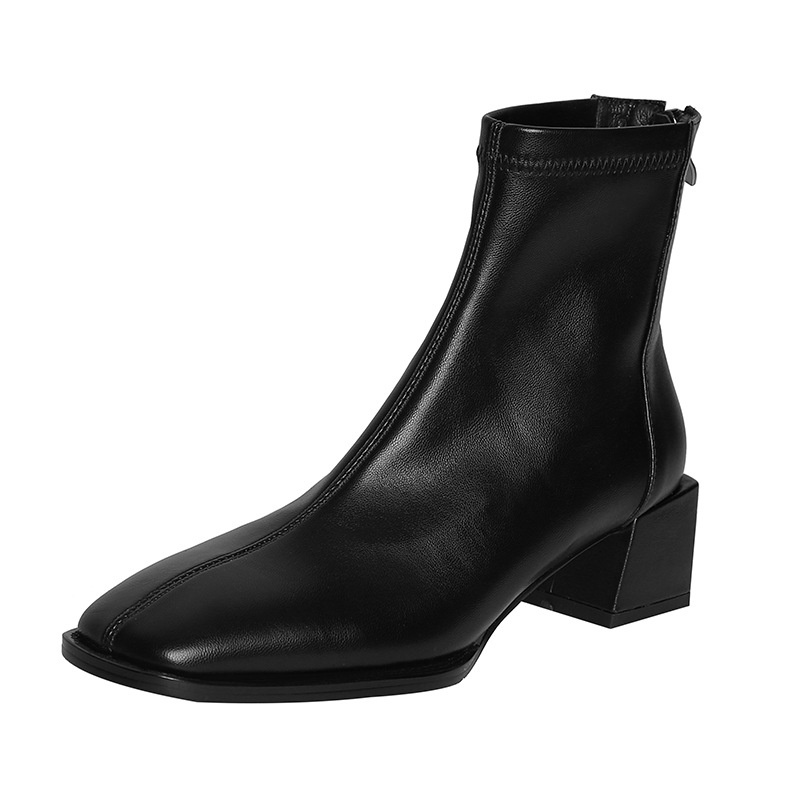 Giày boot cao gót phong cách trẻ trung cá tính dành cho nữ