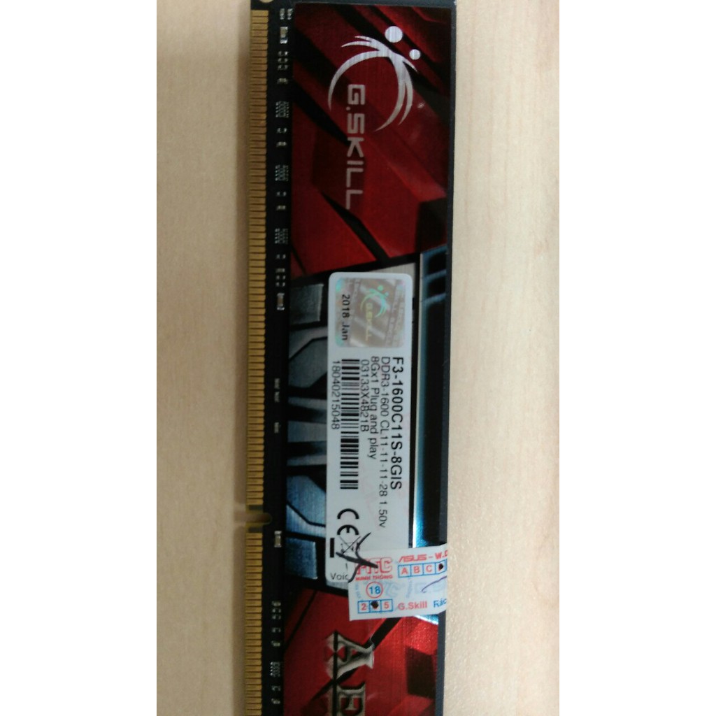 Ram D3 Gskill 8G 1600 Tản Nhiệt Lá Aegis - Ram D3 Gskill | BigBuy360 - bigbuy360.vn