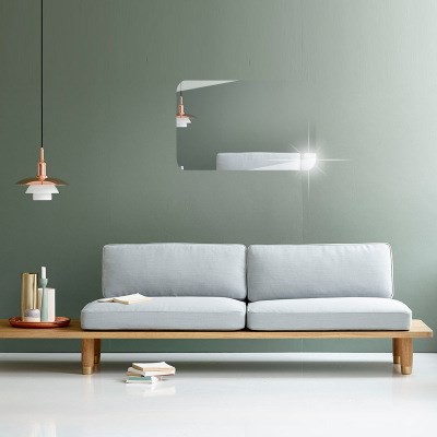 COMBO 8 Gương dán tường 3D siêu rõ nét kích thước 42 x 27