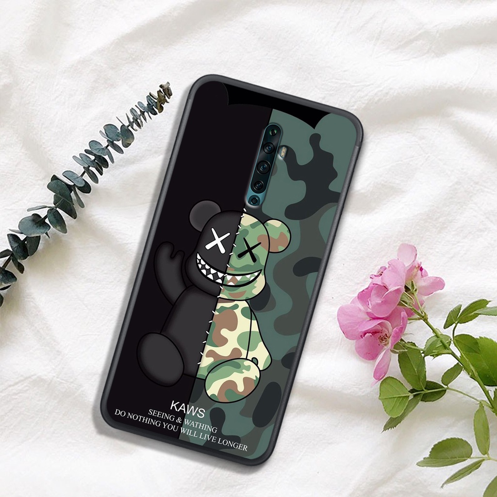 ỐP LƯNG OPPO REALME X - OPPO K3 - RENO - RENO 2 - RENO 2F , IN HÌNH GẤU ROBOT CỰC ĐẸP.