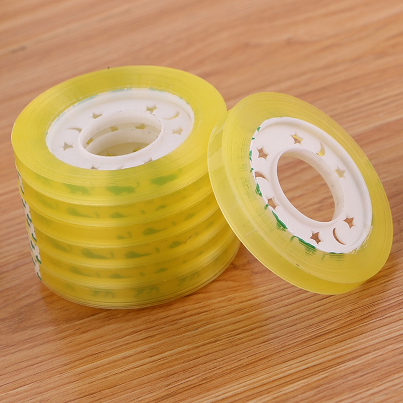 Băng Keo Trong Suốt Bóng 8mm Đa Năng Tiện Dụng Cho Học Sinh / Văn Phòng