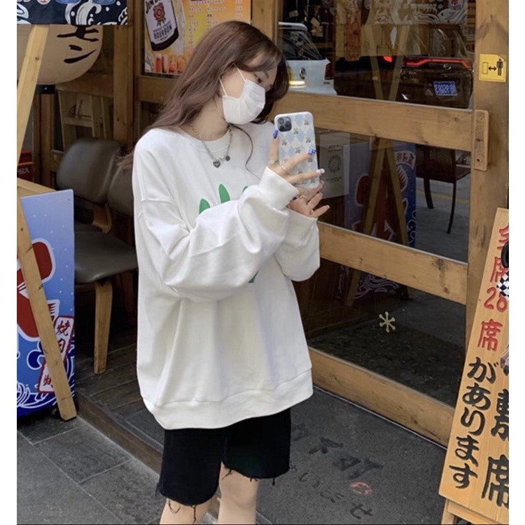 Áo nỉ bo mặt cười xanh TT11