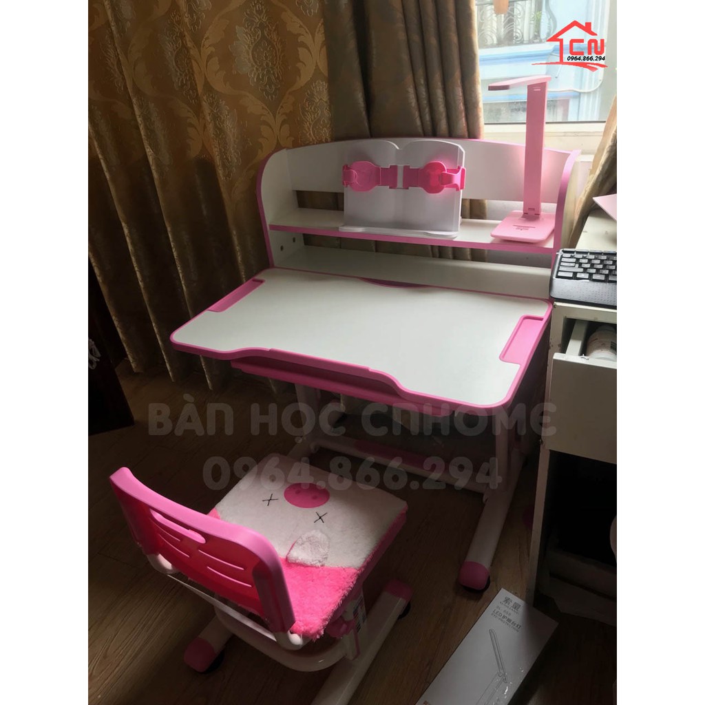Bộ bàn ghế cho bé chống gù chống cận thông minh CnHome R8 🎁𝑭𝑹𝑬𝑬𝑺𝑯𝑰𝑷🎁TẶNG ĐÈN HỌC, ĐỆM NGỒI, CHỐNG CẰM VÀ KẸP GIỮ SÁCH | BigBuy360 - bigbuy360.vn