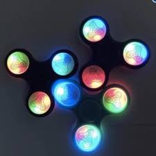 Con quay giảm stress hand spinner có đèn phát sáng