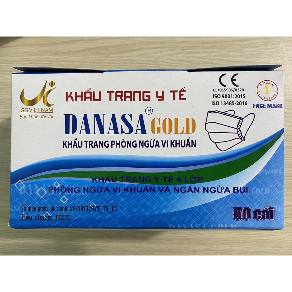 Khẩu Trang Y Tế DANASA 4 Lớp 50 Chiếc/hộp