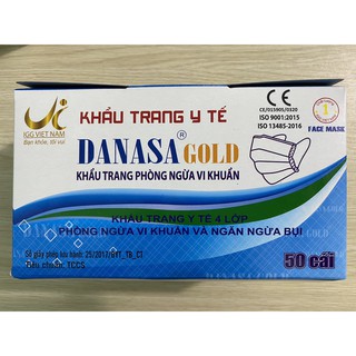Khẩu Trang Y Tế DANASA 4 Lớp 50 Chiếc/hộp