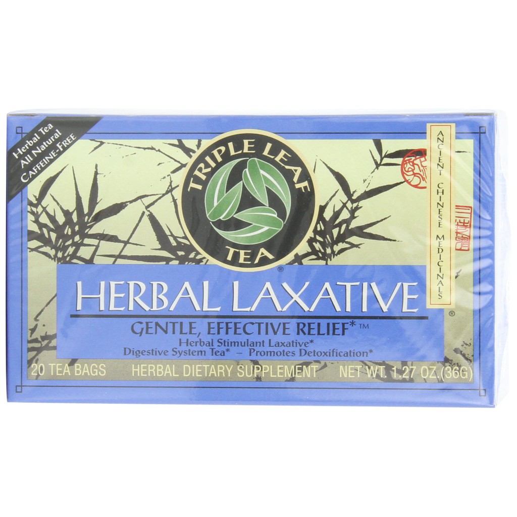 [EXP 2024] Trà Thảo Mộc Nhuận Tràng Triple Leaf Tea Herbal Laxative Tea