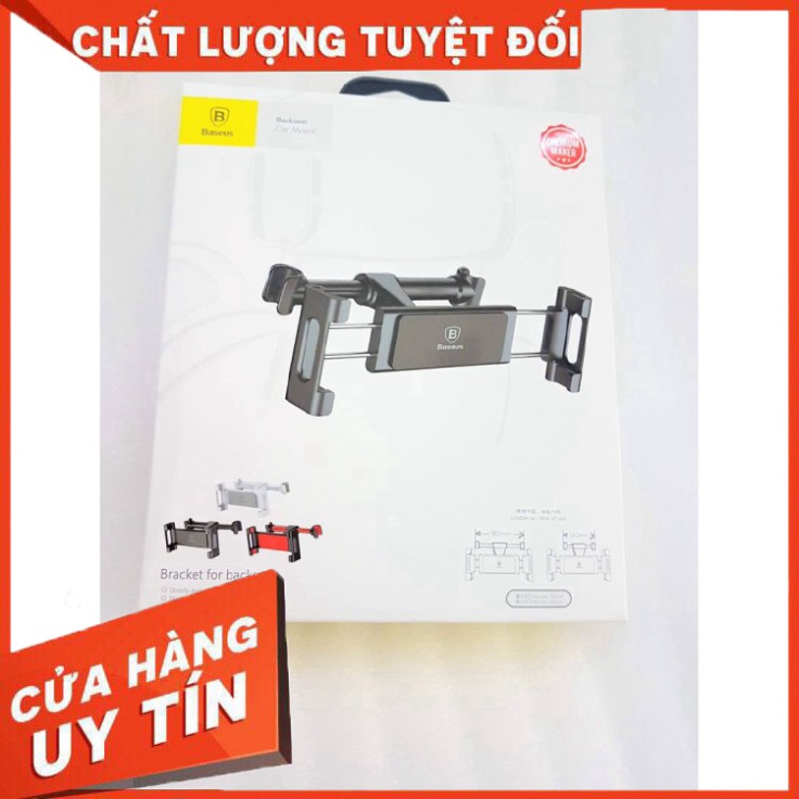 Kẹp Ipad Các loại Máy Tính Bảng Kiêm Móc Treo Đồ Lắp Ghế Sau Ô Tô tiện dụng gọn nhẹ dễ dàng lắp dặt - Hãng Baseus