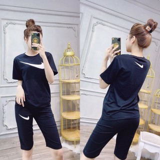 Bộ Đồ Nữ Lửng Thun Cotton Cao Cấp Siêu Thời Trang
