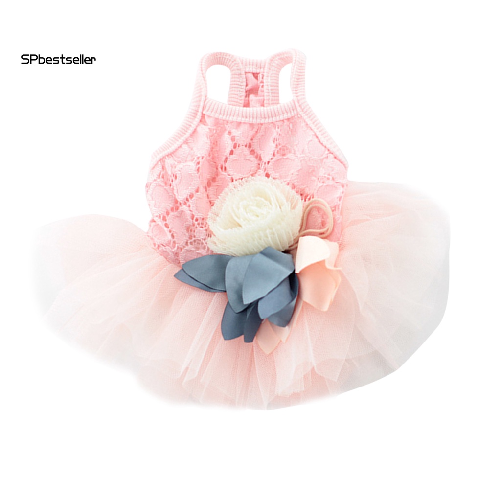 Đầm Lưới Không Tay Co Giãn Đáng Yêu Dành Cho Cún Cưng