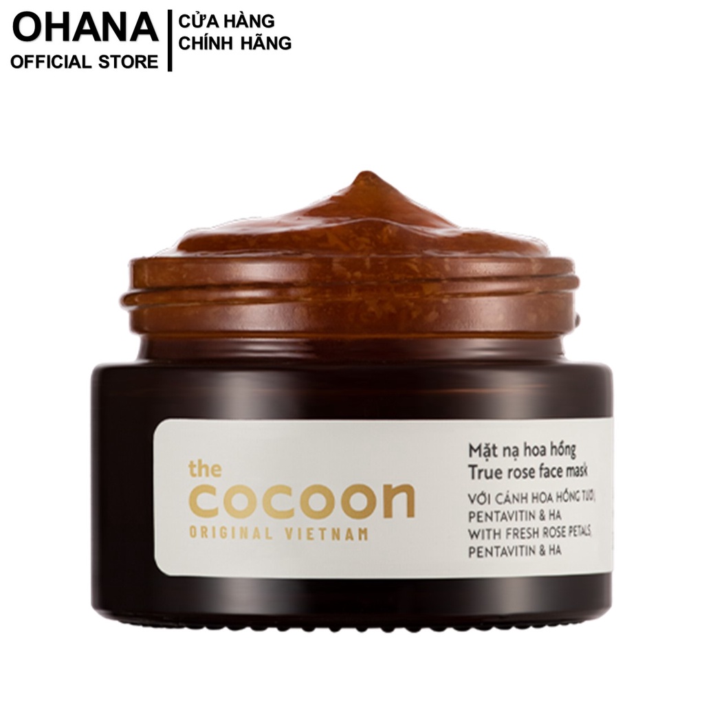Mặt Nạ Hoa Hồng COCOON Ẩm Mịn Da COCOON True Rose Face Mask 30ml