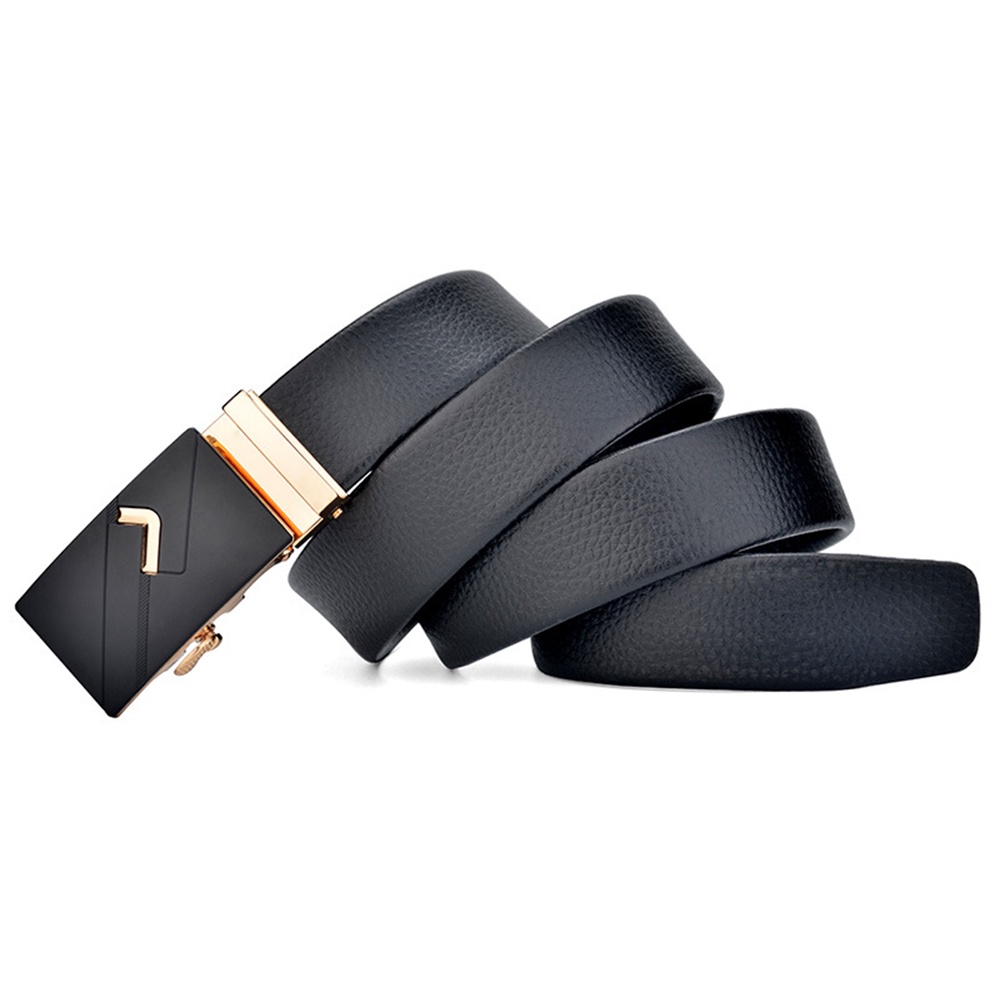 Thắt Lưng Nam D&amp;D Fashion Dây Da Màu Đen Dài 120cm