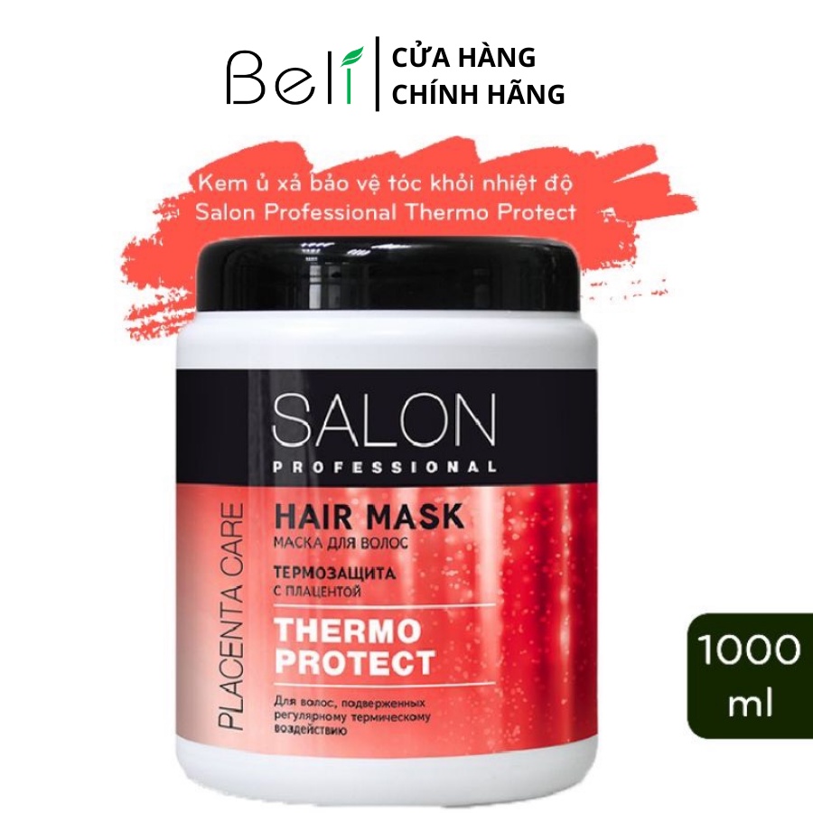 Kem ủ SALON PROFESSIONAL bảo vệ tóc khỏi các tác động nhiệt 1000ml