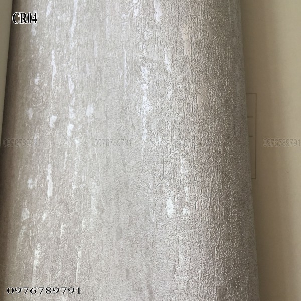 10m Giấy dán tường trơn Cao Cấp CR cho Phòng Ngủ, Phòng Khách Lụa Không Keo Khổ 53cm