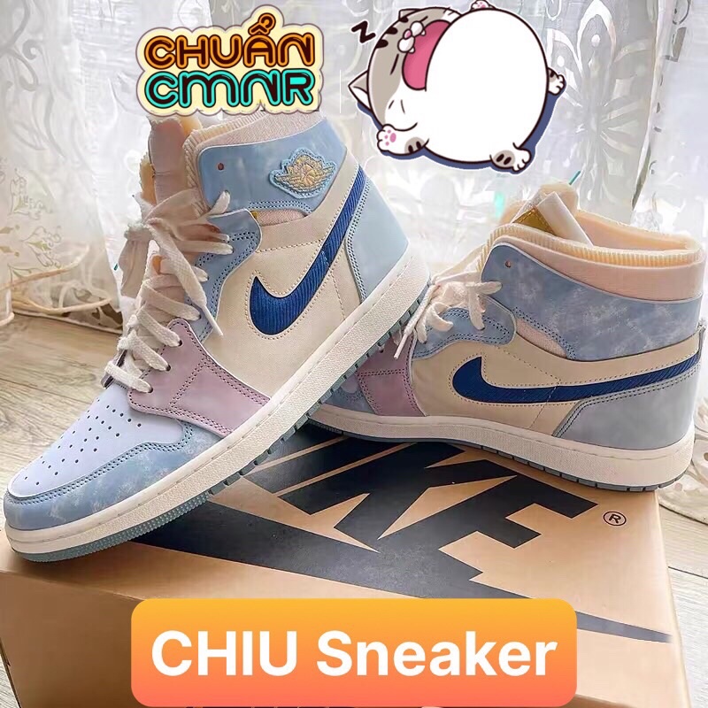 Giày thể thao jd1 high zoom CMFT celestine blue giày Sneaker Jordan 1 zoom blue xanh da trời