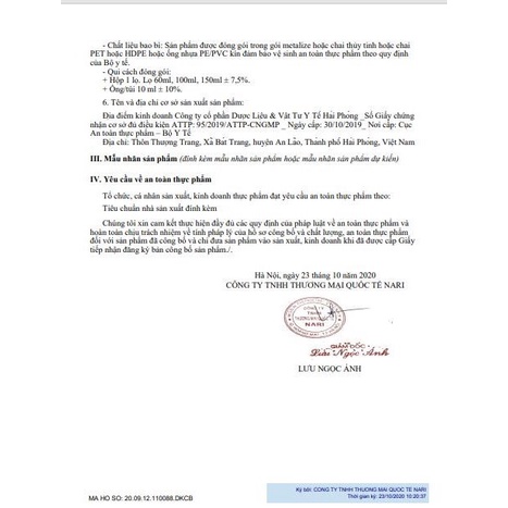 Siro ăn ngon cho bé biếng ăn táo bón chậm hấp thu tăng sức đề kháng Imuvita Kids chính hãng Nari hộp 60 ml