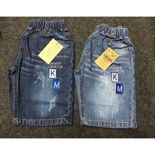 Quần jean lửng bé trai size đại