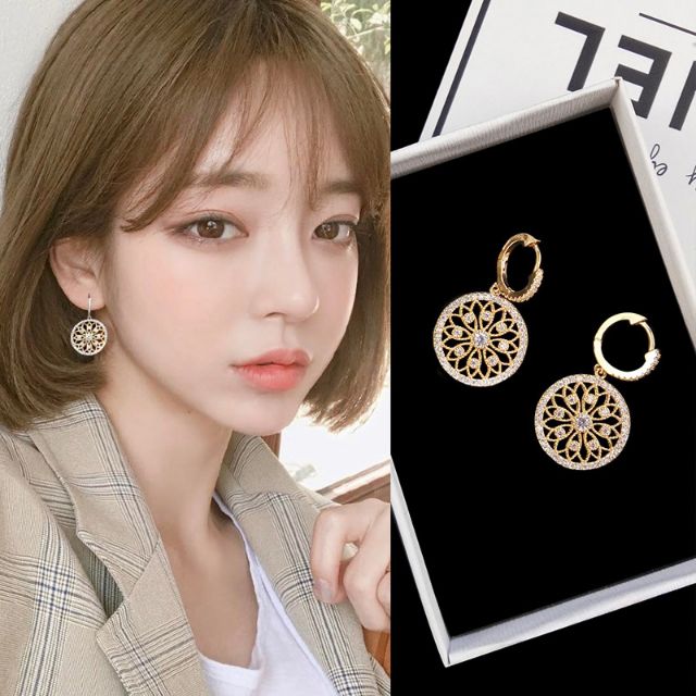 Hoa tai cổ tích Hàn Quốc bạc 925