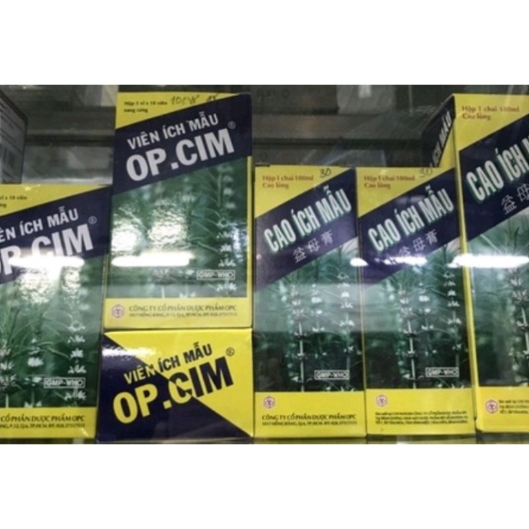 [Chính hãng] Viên uống cao ích mẫu OPC OP.CIM - hộp 50 viên