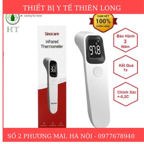 Nhiệt kế điện tử hồng ngoại đo trán Sinocare