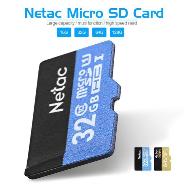 Thẻ Micro SD Netac 32GB - Class 10 - Chuyên Camera (Full Box BH 5 Năm)