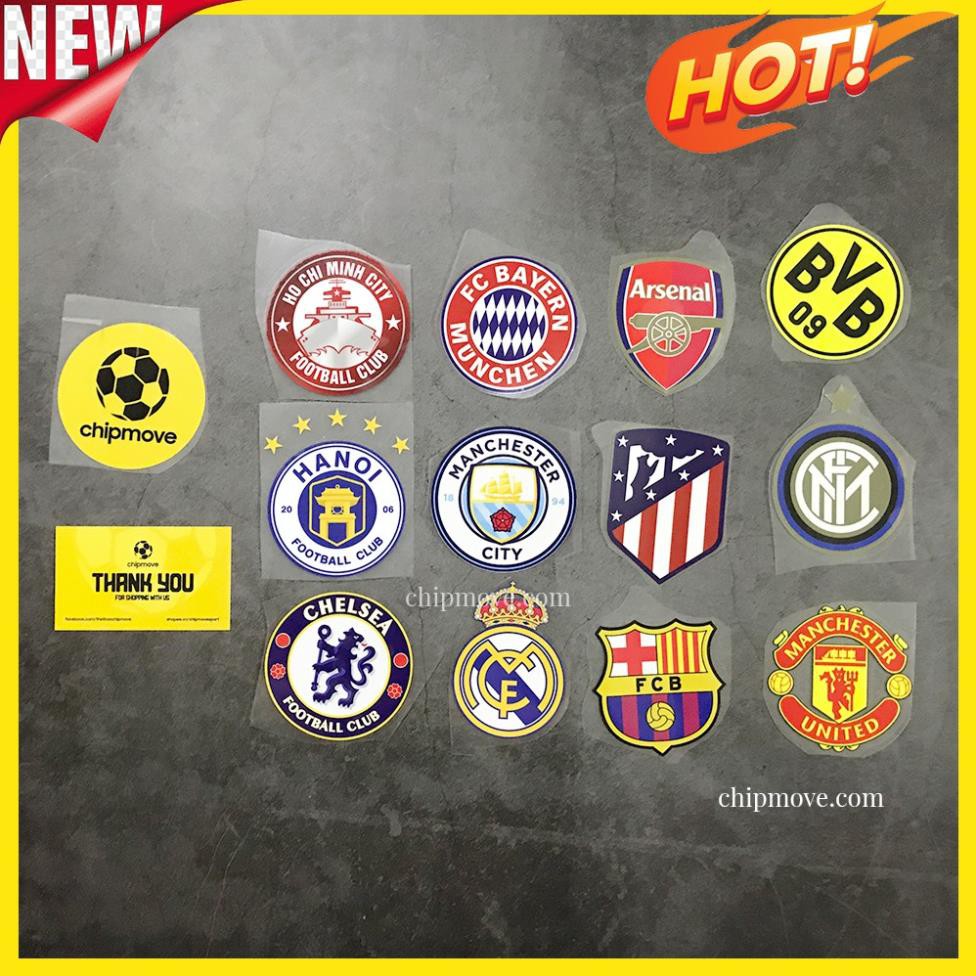 [Phụ kiện] Logo các CLB bóng đá cao cấp - Sticker Patch Logo . .