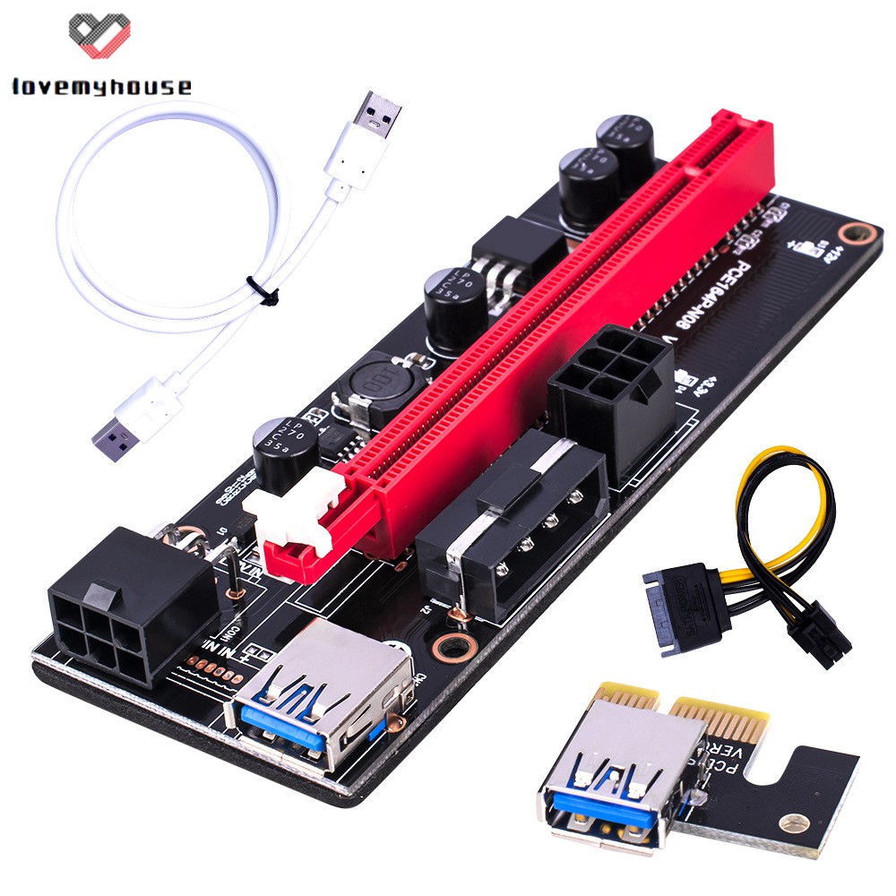 Card đồ họa PCI-E RISER 009S 16X cổng USB 3.0 tiện lợi | BigBuy360 - bigbuy360.vn