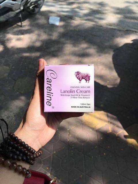 Kem mỡ cừu Careline Lanolin Cream Australia 