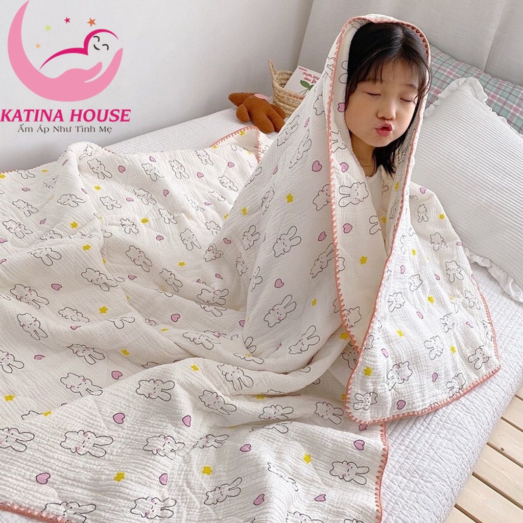 Khăn tắm bé 100% cotton Organic, khăn siêu mềm mại, thấm hút tốt, an toàn cho làn da trẻ, KT1.2x1.2m