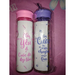 4 bình thủy tinh vinamilk 530ml