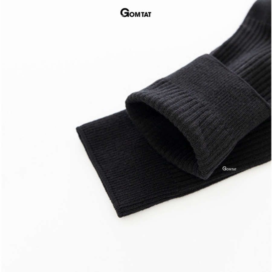 Tất vớ cổ cao nam GOMTAT dài 25cm, chất liệu cotton cao cấp êm chân, mềm mại, thoáng mát - FIVE-TAY10