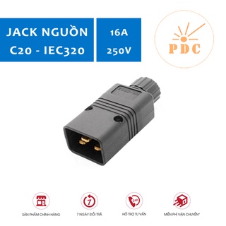 Phích cắm nguồn iec320 c20 male