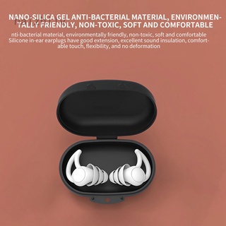 Nút Bịt Tai Giảm Tiếng Ồn Chống Thấm Nước Bằng silicone Tiện Dụng Khi Ngủ
