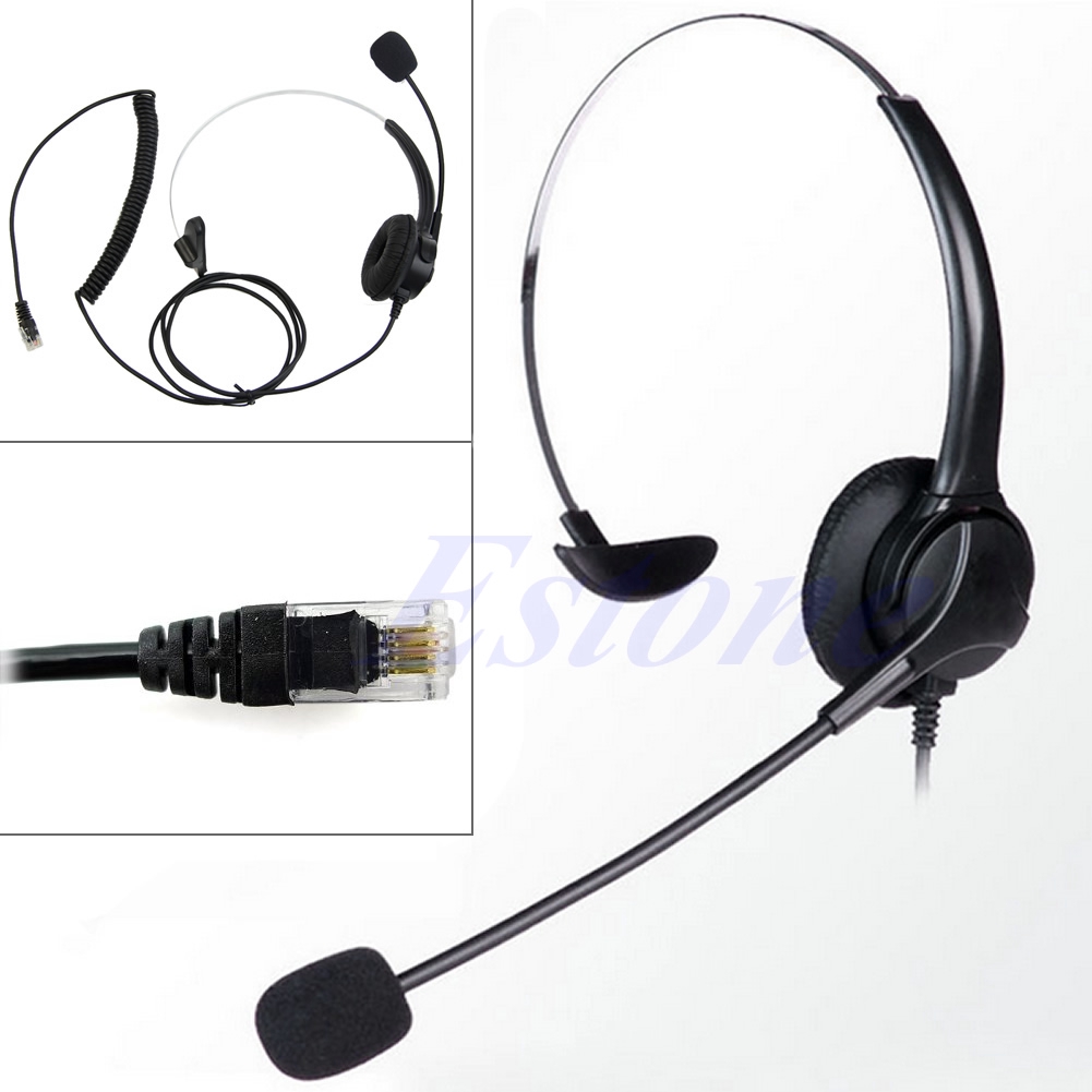 Ống tai nghe tổng tài 4 chốt RJ11 có dây chuyên dụng