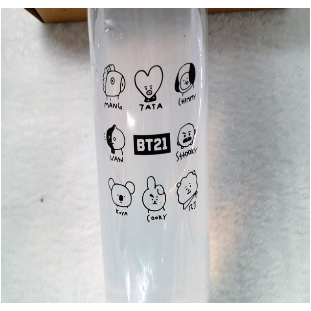Bình nước nhựa 500ml  BT21 BTS
