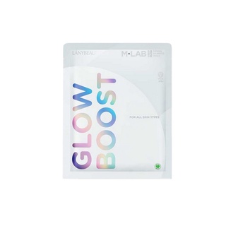 Mặt nạ dưỡng da trắng sáng, đều màu mlab glow boost derma bamboo glow boost
