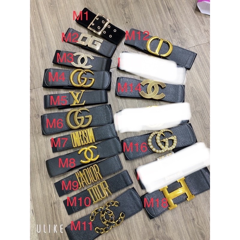 Đai váy da bản to mã mới