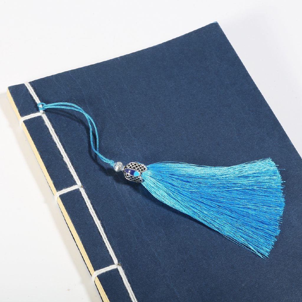 2 Dây treo mặt tua rua bằng cotton lụa dùng để làm đồ trang sức thủ công