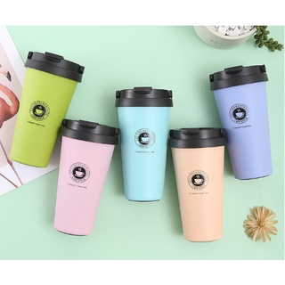 Ly giữ nhiệt nóng lạnh fasion inox 304 dung tích 500ml  có quai xách và đế chống trượt