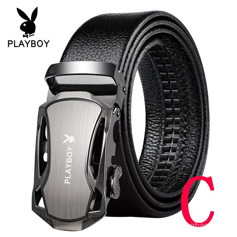 Thắt Lưng Da Khóa Tự Động Phong Cách Playboy Sang Trọng Cho Nam 244