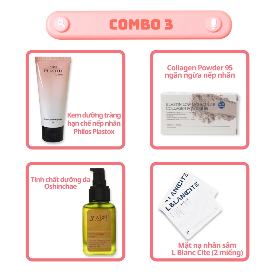 [CSHOP BOX ] Combo Dành Cho Da Căng Bóng, Trẻ Hóa Da_Mỹ Phẩm Hàn Quốc Chính Hãng