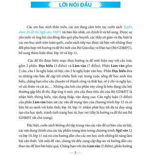 Tuyển Chọn 25 Đề Thi Ngữ Văn – Kì Thi THPT