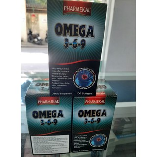 Viên uống dầu cá Omega 3-6- 9 Pharmekal 100 viên hàng của Mỹ