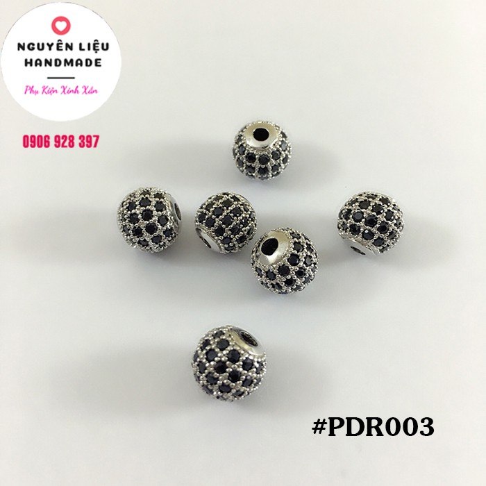 Charm cao cấp 8mm mẫu 3 - PDR003