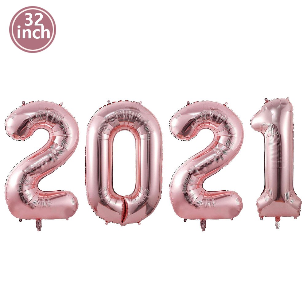 Bong Bóng Trang Trí Chúc Mừng Năm Mới 2021
