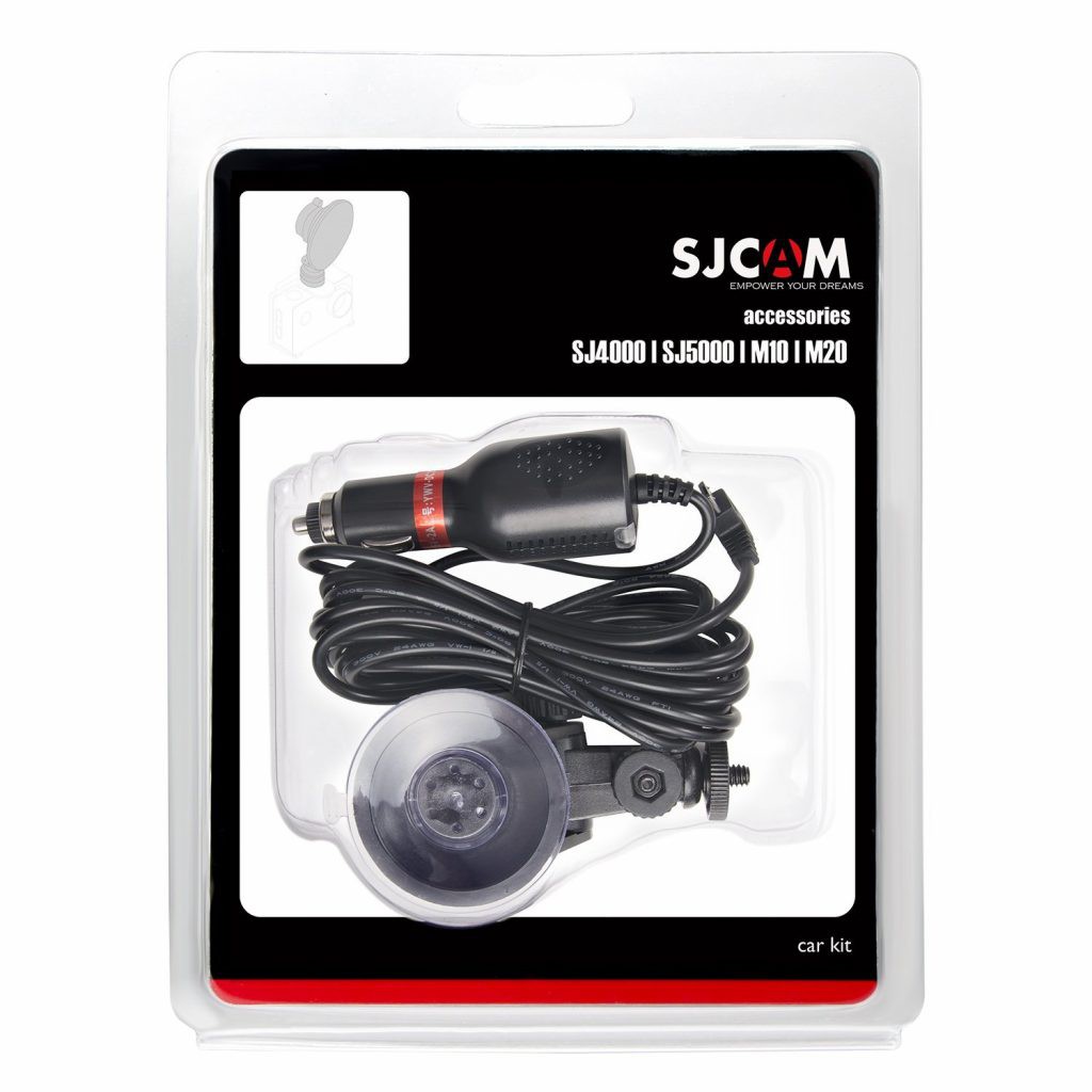 Sạc Xe Hơi Cho Camera Hành Trình SJCAM SJ4000 &amp; SJ5000 &amp; M10 - Hãng Phân Phối Chính Thức